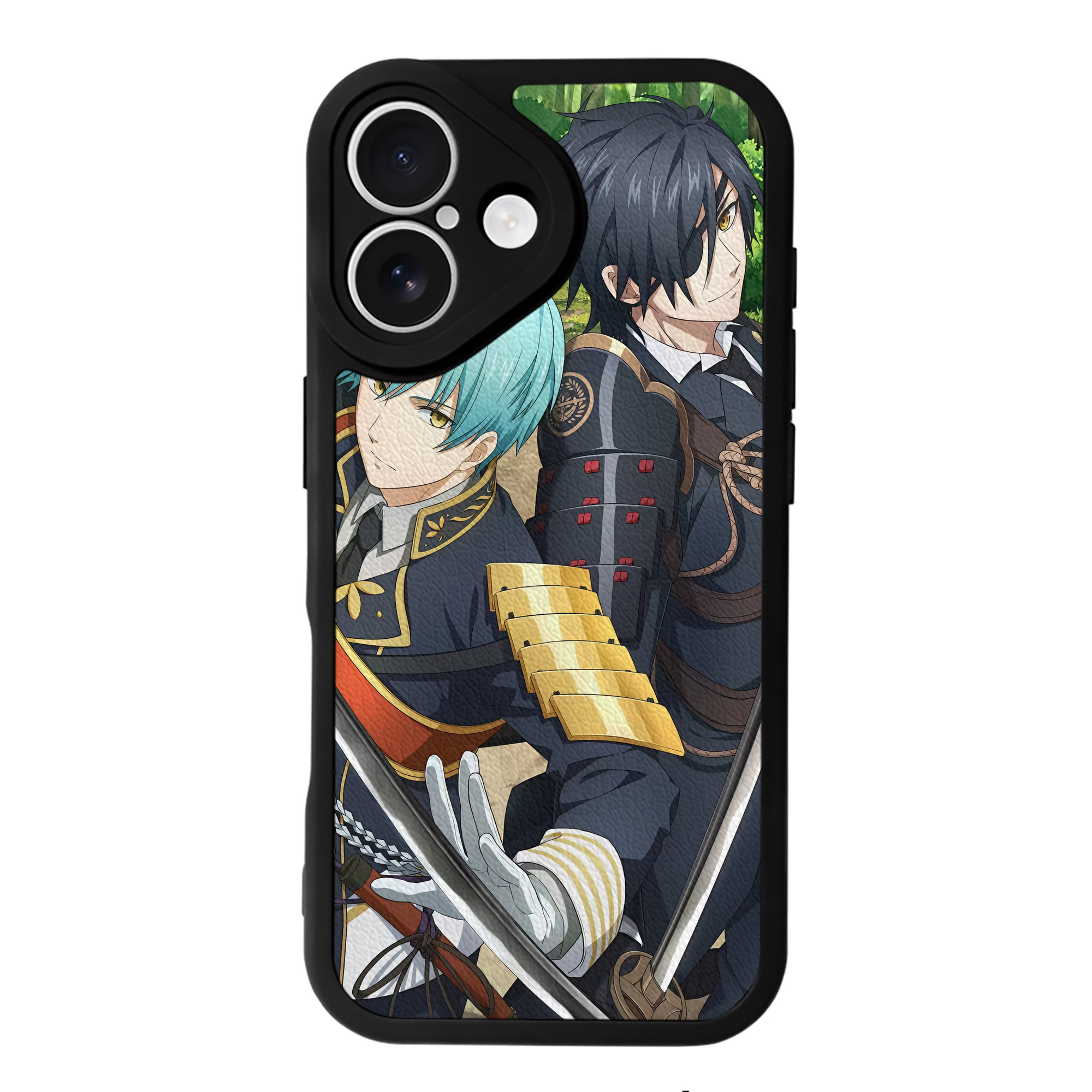 （画像用） 刀剣乱舞 Touken Ranbu 【iPhone 16シリーズ対応】シリコンスマホケース（レザー調） 材質：シリコン